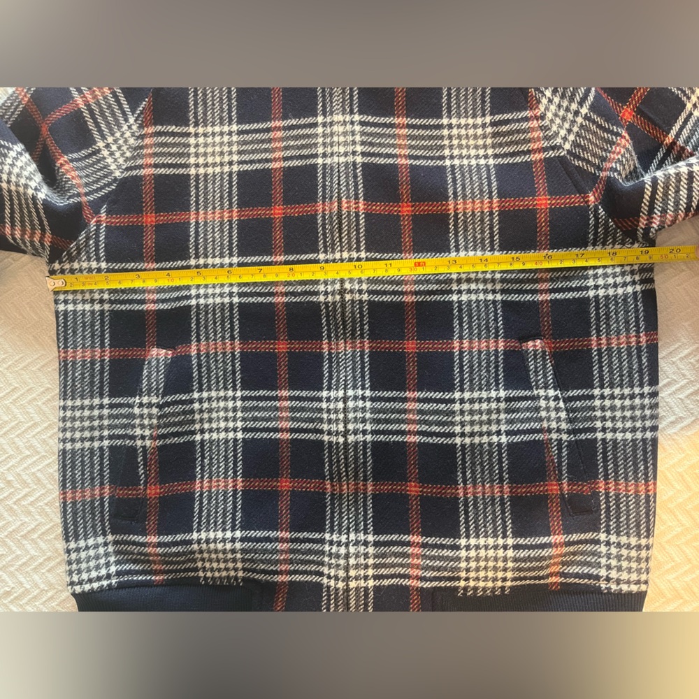 Pendleton Wool Plaid Bomber Jacket - image 4